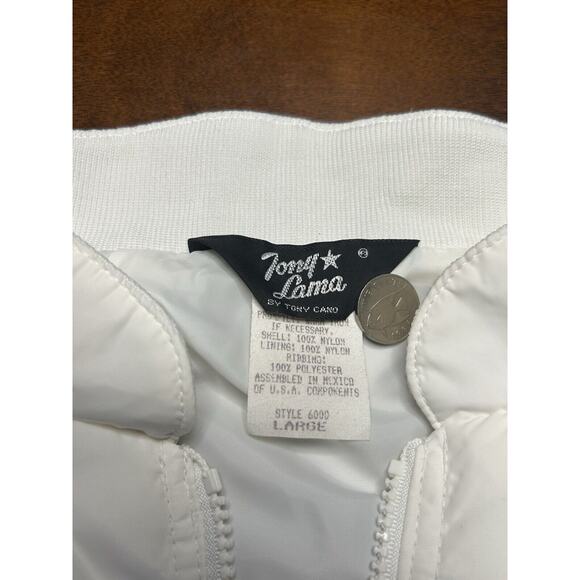 VTG 90s GMC American Music Tour Tony Lama Full Zip Up Windbreaker Jacket - Picture 3 of 12